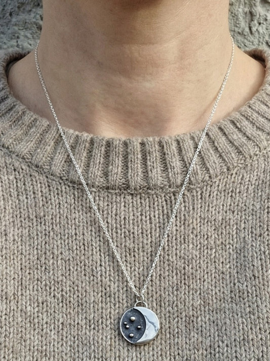 Debbie halsband natthimmel - Sterling silver