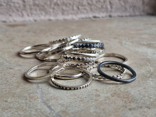 Debbie stacking ring