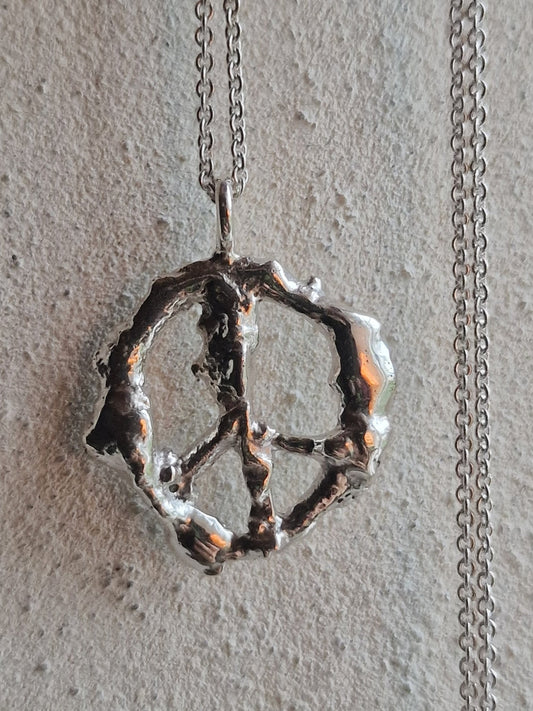 Unik rå fredshalsband - Vatlings smycken