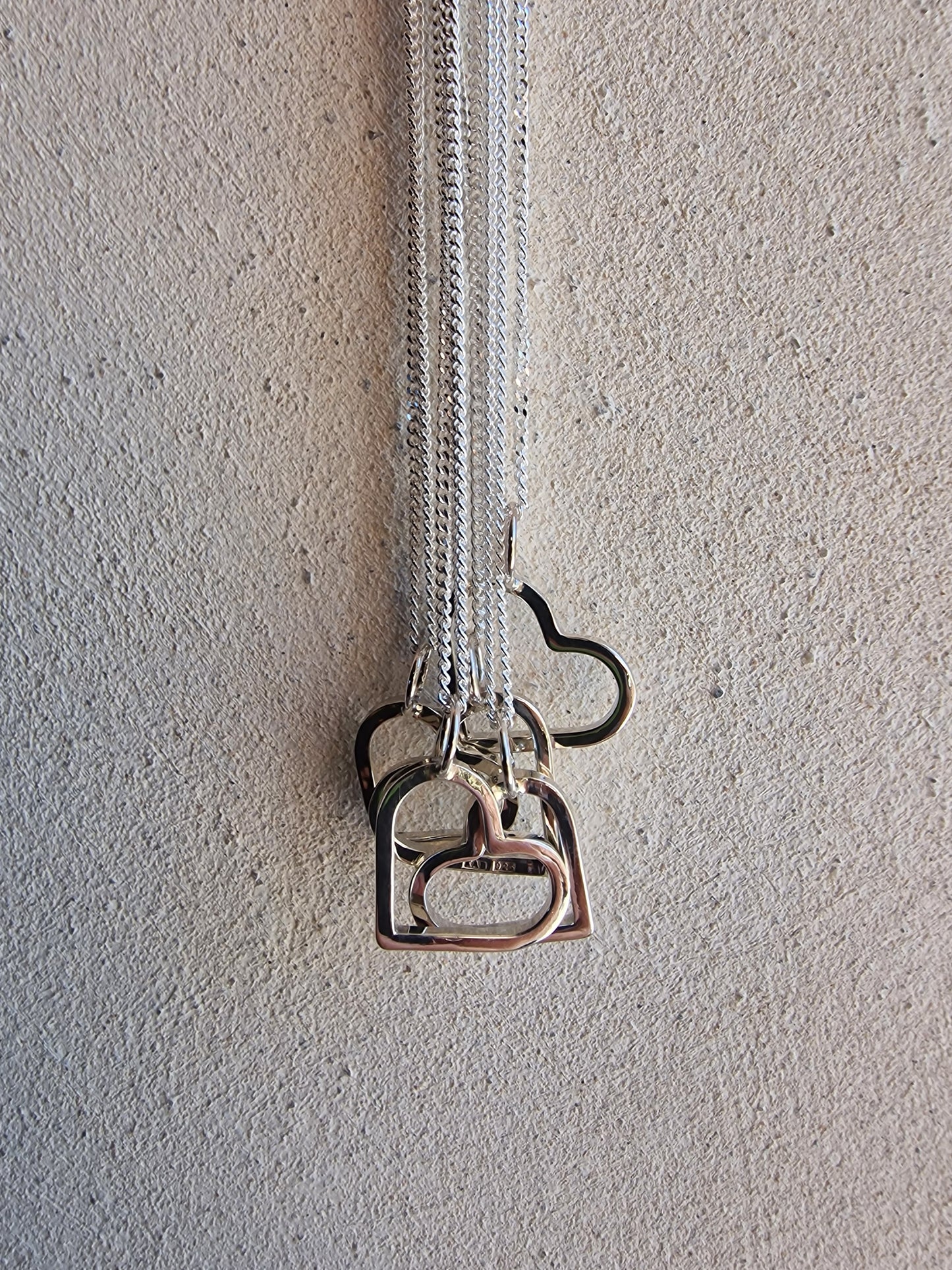 Amy hjärthalsband - Sterling silver