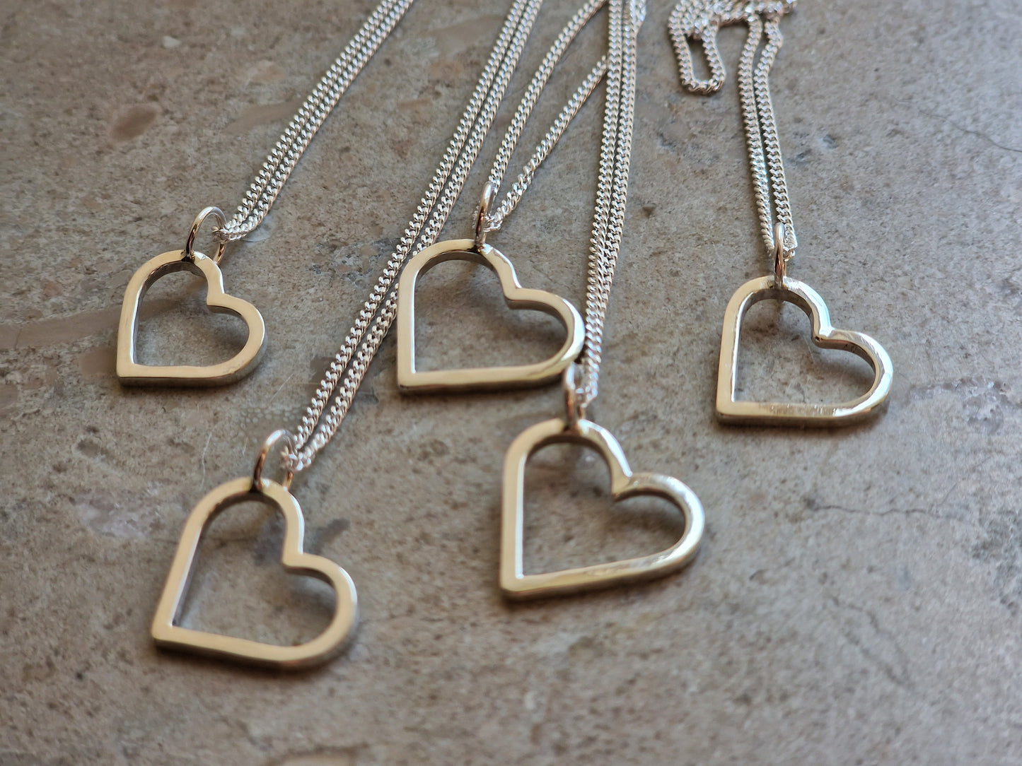 Amy hjärthalsband - Sterling silver