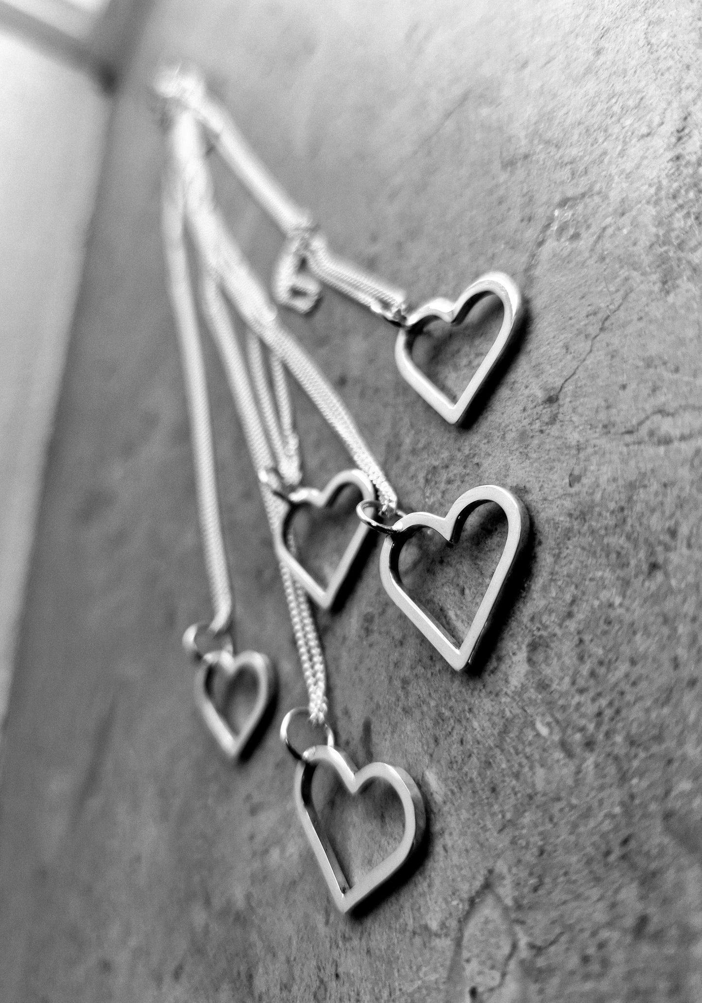 Amy hjärthalsband - Sterling silver