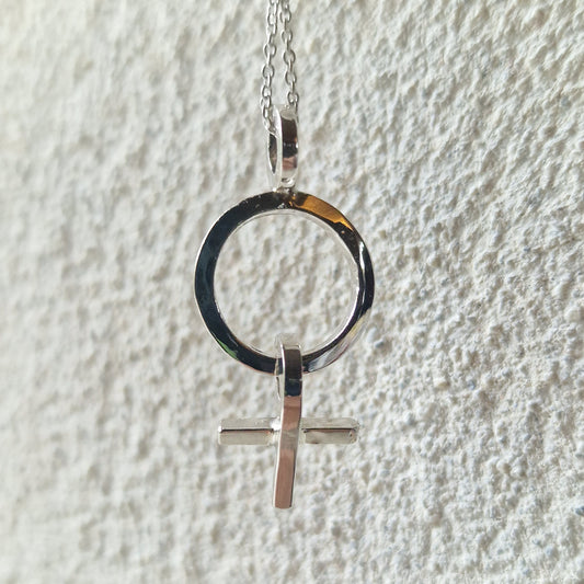 Debbie halsband med kvinnosymbol